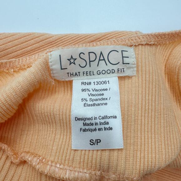 L*Space Sirena Mini Dress in Cantelope Orange Size Small - Picture 6 of 7